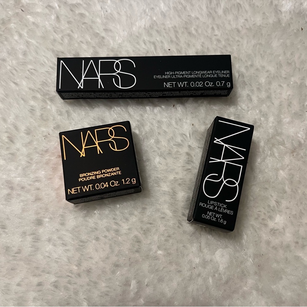 New Nars makeup travel set - lipstick eyeliner bronzer
